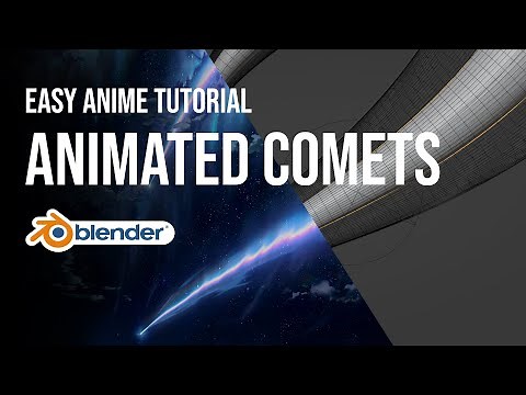 How to Create Anime Comet from White Rabbit - Blender Tutorial