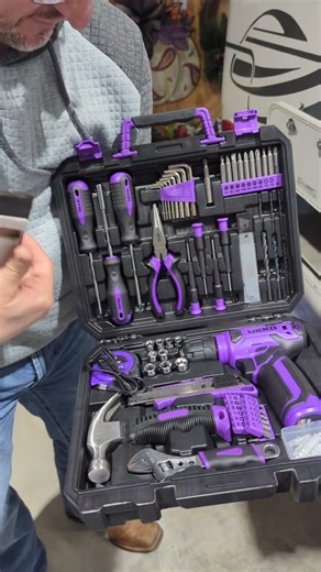 DEKO Tools 126 piece rechargeable drill set | Compact tool sets for RVers | Cordless Drill