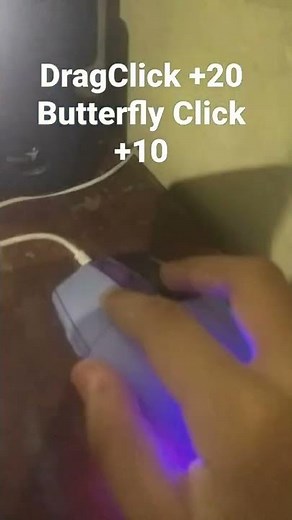 DragClick y ButterflyClick (Logitech G203)