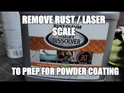 Remove Rust From Parts For Powder Coating, RNPC Update!