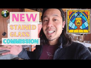 A LEADED STAINED GLASS Art Commission (Part 1) | THE BEGINNING