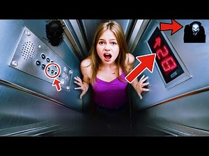 SALISH TRAPPED 24 HOURS in World's TINIEST ELEVATOR 😱 (Scary Clown Challenge Inside!)