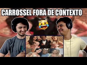 REACT CARROSSEL FORA DE CONTEXTO KKKKKKK MELHORES MEMES DO CARROSSEL