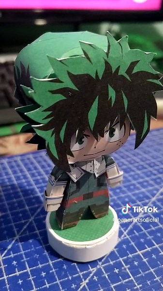 Papercraft midoriya boku no hero #manausmemes #artesanato #decor #anime #animetiktok #geek #fyp #foryoupage #manausnadepressao #artist #animefyp #diy #viral