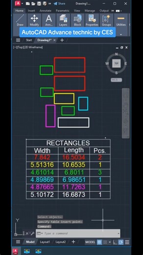Lisp Script Tutorial for Counting Rectangles in CAD