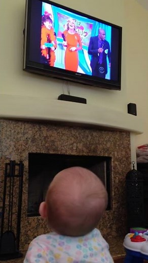 Scarlett watching Let's Make a Deal