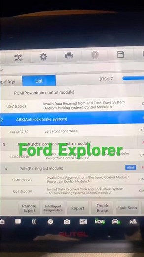 Ford Explorer How to Fix #C0030 left front tone wheel #automotive #tips #mechanic #ford #viral