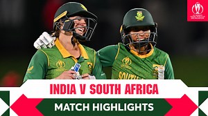 13M views · 28K reactions | An absolute thriller in Christchurch went down to the last ball as South Africa edged India, which meant West Indies booked their semi-final spot  MATCH HIGHLIGHTS  | ICC - International Cricket Council | Facebook