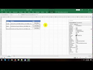 How to Make a Google Map from Excel VBA