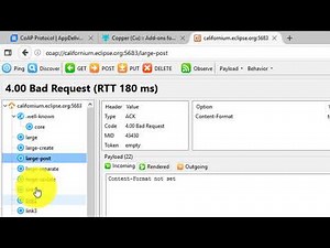 CoAP in Micro Focus LoadRunner
