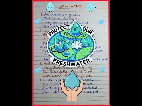 💧 Save Water Slogans in English | Best Water Conservation Slogans for Students