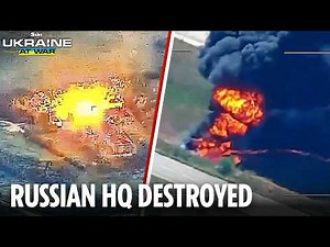 Ukraine blows up Russian command post in occupied territory