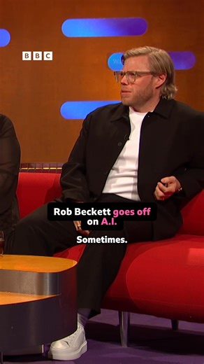 Rob Beckett has thoughts about how eager AI is to help. Is this a hot take from Rob?🤔 Together on Graham’s sofa tonight: Hollywood star Chris Pratt, in new AI thriller Mercy; Wicked star Cynthia Erivo, playing all 23 roles in a new stage production of Dracula; comedian and writer Dawn French, in new BBC sitcom Can You Keep a Secret?; and top comic Rob Beckett. �� #TheGrahamNortonShow #RobBeckett #Funny | BBC One