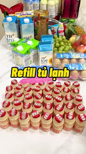 Cùng mình refill tủ lạnh nhé #tiktokshop #refill #refillfridge #dcgr