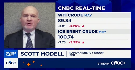 We're on a path of military escalation in the Iran war, says Rapidan Energy CEO Scott Modell