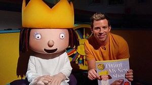 Here's Derek Moran and Little Princess with one of Princess's very own stories 'I Want My New Shoes', who doesn't! Don't forget to check out even more stories over on our YouTube channel; www.YouTube.com/Milkshakeon5 #Reading #stories #books #WorldBookDay #MilkshakeTV | Milkshake