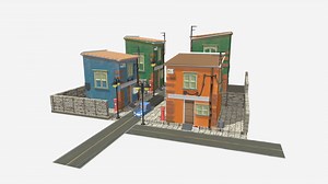 stylized house - Download Free 3D model by haris_gondal_aggarka (@haris_gondal)
