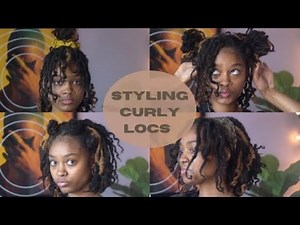 6 CURLY LOC STYLES 🌱😍 *EASY*