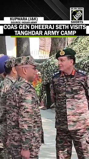 Gen Dhiraj Seth, Chief of the Army Staff (COAS), visits forward areas and formations along the LoC