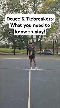 Tennis Scoring: Deuce & Tiebreaker Explained Simply for Beginners! #learntennis #tennisforbeginners