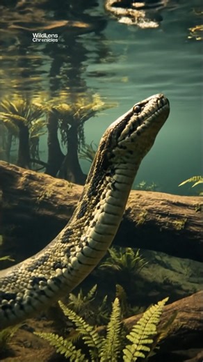 WildLens Chronicles on Instagram: "The Serpent that Ruled the Sahara 🐍🏜️ Before the Sahara was a vast desert, it was a tropical mangrove swamp... and this was the nightmare lurking in the water. Meet Gigantophis. For over 100 years, this was considered the largest snake to ever exist (until Titanoboa was discovered!). It lived in ancient Egypt about 40 million years ago and grew up to 33 feet (10 meters) long. See how it moves through the swamp here? Scientists believe it hunted some pretty in