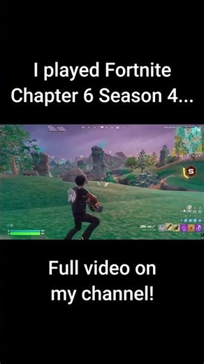 I played Fortnite Chapter 6 Season 4... Part 8 #fortnite #shorts