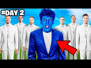 Surviving In COLOR BLUE for 24 hours | NichLmao