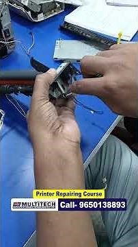 How to Install Teflon in Printer Fuser Unit | Printer Repairing Course ‪@multitechinstitute‬