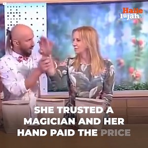 3.3M views · 7.1K reactions | “Aaaaaah!” Her screams seemed to be a joke. But something had gone really wrong. - An illusionist visited a tv studio to show his talent, however, nothing worked as he expected. | Hallelujah | Facebook