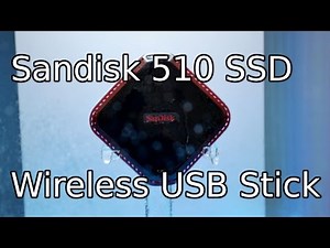 Sandisk Wireless USB Stick and Sandisk 510 Ultrasmall Portable SSD @ CES 2016