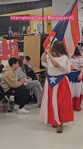 FRHSD | Manalapan High School transformed its cafeteria into a global village today, celebrating the vibrant tapestry of backgrounds that make up... | Instagram