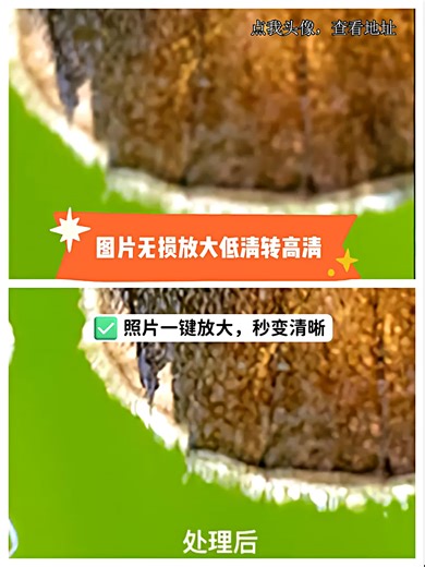 AI图片无损放大：一键低清照片变高清！