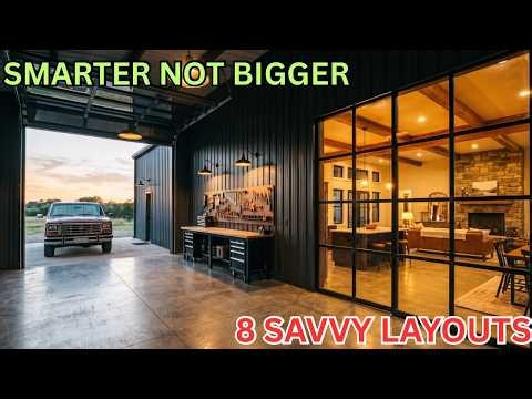 8 Barndominium Garage & Shop Layouts That Save Space and Cut Build Costs (2026)
