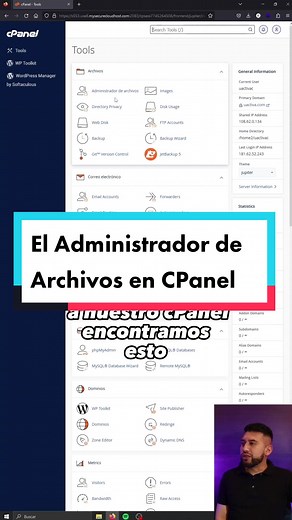 Administrador de Archivos en cPanel: Guía Completa