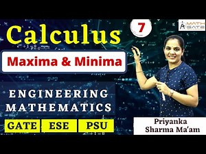 Maxima and Minima in Calculus I Engineering Mathematics by Priyanka Sharma Mamv