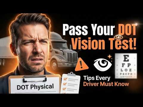 DOT Physical Vision Test: What Truck Drivers MUST Know Before the Exam