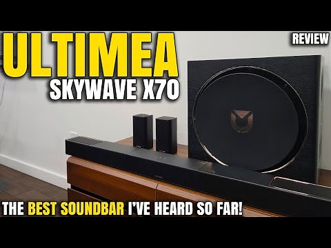 The Best Soundbar I’ve Heard So Far! | ULTIMEA Skwave X70 7.1.4 Wireless Soundbar Review