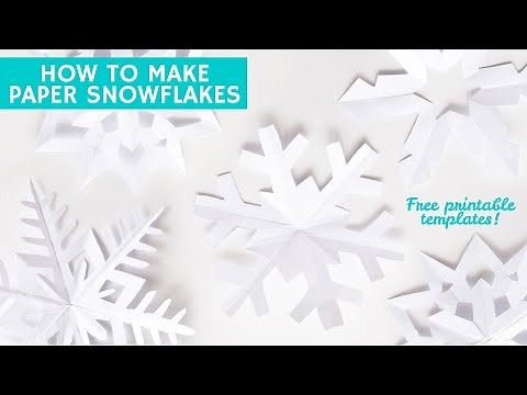 How to make Paper Snowflakes