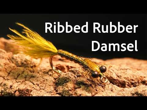 How to tie the Ribbed Rubber Damsel | Fly Tying Tutorial