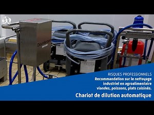 Recommandation sur le nettoyage industriel en agroalimentaire - Chariot de dilution automatique