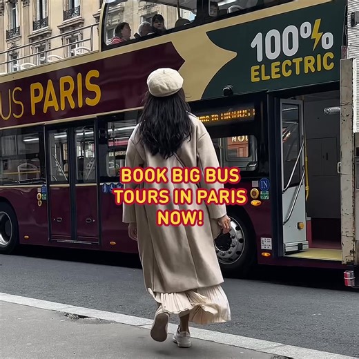 250K views · 43 reactions | Don’t just visit Paris, experience it. Book a Big Bus Tour and ride into the romance  | Big Bus Tours | Facebook