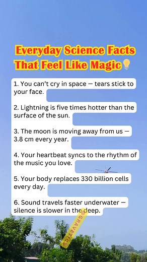⚡ Simple Science Facts That Will Change How You See the World #EverydayScience #ScienceFacts #MindBlown #ScienceIsMagic #interestingfacts #fblifestyle #fypシ #viralchallenge | Gravetics