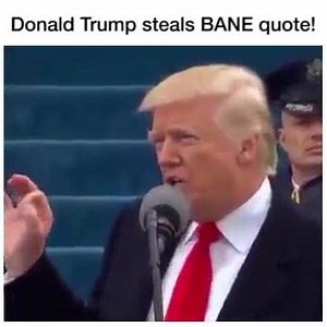 Trump just quoted Bane from Batman in his inauguration speech. | Legendary Facts