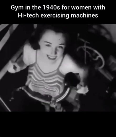 Gym in the 1940s for women
