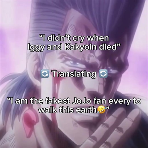 #STARDUSTCRUSADERS if you didn’t cry during their deaths I do NOT fw you 🤣🤣🤞🤞 - - - - #jjba #jojosbizarreadventure #fyp #xyzbca