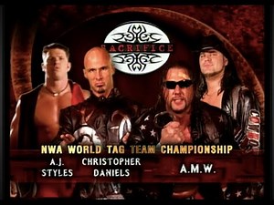 Story of AMW vs AJ Styles & Christopher Daniels | Sacrifice 2006