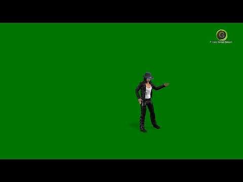 Michael Jackson Dancing Green Screen HD