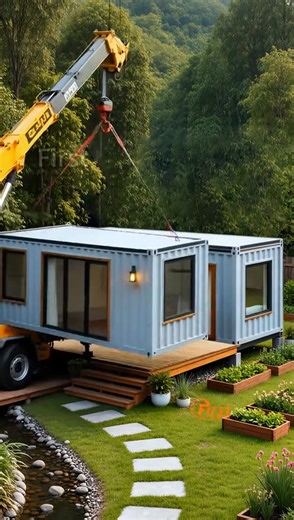 188K views · 3.1K reactions | I want to have a yard not too big full of flowers make a pot of tea and have flowers and plants as my companions and poetry and books as my friends prefabhome tinyhouse shippingcontainerhouse containerhouse mobilehome | Container Home Design | Facebook