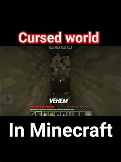 cursed world in Minecraft #minecraft