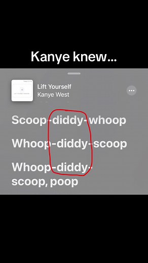 Kanye West's Scoop Diddy Whoop Explained